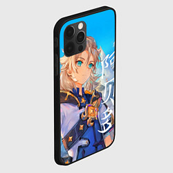 Чехол для iPhone 12 Pro Max Genshin Impact: Albedo, цвет: 3D-черный — фото 2