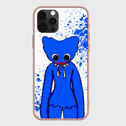 Чехол для iPhone 12 Pro Max POPPY PLAYTIME BLUE ИГРА ПОППИ ПЛЕЙТАЙМ ХАГГИ ВАГГ, цвет: 3D-светло-розовый