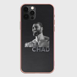 Чехол для iPhone 12 Pro Max Giga Chad, цвет: 3D-светло-розовый