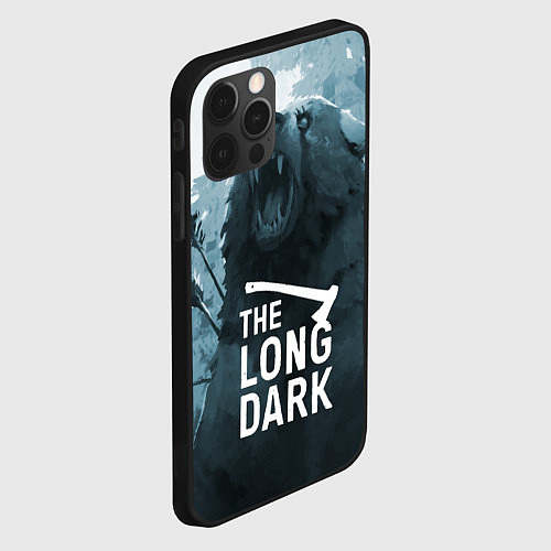 Чехол iPhone 12 Pro Max The Long Dark медведь / 3D-Черный – фото 2
