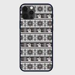 Чехол для iPhone 12 Pro Max Squirrel Pattern, цвет: 3D-черный