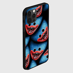 Чехол для iPhone 12 Pro Max POPPY PLAYTIME ХАГИ ВАГИ ЛИЦО МОНСТРА, цвет: 3D-черный — фото 2