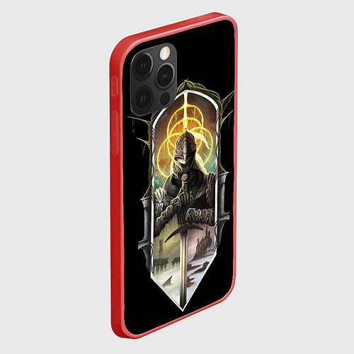 Чехол iPhone 12 Pro Max Elden Ring fire keeper / 3D-Красный – фото 2