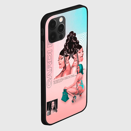 Чехол iPhone 12 Pro Max Kardi B Art / 3D-Черный – фото 2