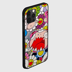 Чехол для iPhone 12 Pro Max Takashi Murakami кричащий арт, цвет: 3D-черный — фото 2