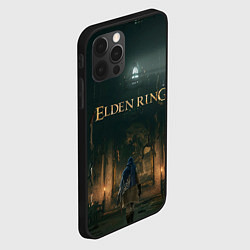 Чехол для iPhone 12 Pro Max Elden Ring - логово, цвет: 3D-черный — фото 2