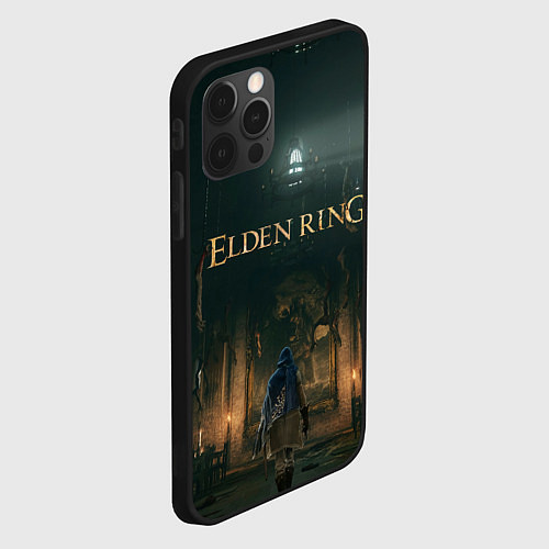 Чехол iPhone 12 Pro Max Elden Ring - логово / 3D-Черный – фото 2