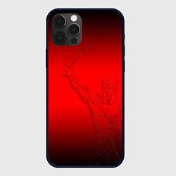 Чехол для iPhone 12 Pro Max Спартак Гладиатор Red Theme, цвет: 3D-черный