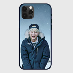 Чехол для iPhone 12 Pro Max MIN YOONGI BTS WINTER, цвет: 3D-черный