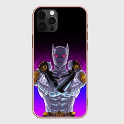 Чехол для iPhone 12 Pro Max JOJO KILLER QUEEN КОРОЛЕВА УБИЙЦА FIRE STYLE, цвет: 3D-светло-розовый