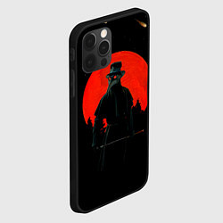 Чехол для iPhone 12 Pro Max Plague doctor ЧУМНОЙ ДОКТОР, цвет: 3D-черный — фото 2