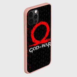 Чехол для iPhone 12 Pro Max GOD OF WAR КРАТОС ЛОГО, цвет: 3D-светло-розовый — фото 2