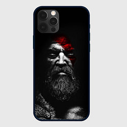 Чехол для iPhone 12 Pro Max ЛИЦО КРАТОСА, БОГ ВОЙНЫ GOD OF WAR, цвет: 3D-черный