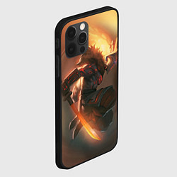 Чехол для iPhone 12 Pro Max DOTA 2 ДЖАГЕРНАУТ, цвет: 3D-черный — фото 2