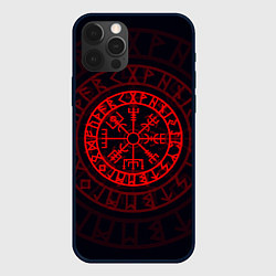 Чехол для iPhone 12 Pro Max Красный Вегвизир, цвет: 3D-черный