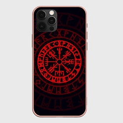 Чехол для iPhone 12 Pro Max Красный Вегвизир, цвет: 3D-светло-розовый