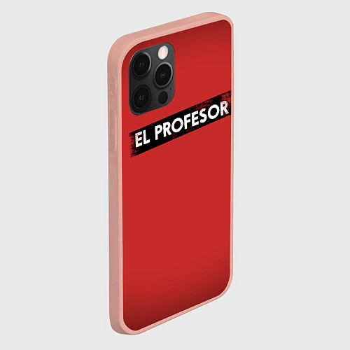 Чехол iPhone 12 Pro Max EL PROFESOR БУМАЖНЫЙ ДОМ / 3D-Светло-розовый – фото 2