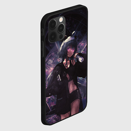 Чехол iPhone 12 Pro Max Ganyu Гань Юй , Genshin Impact / 3D-Черный – фото 2