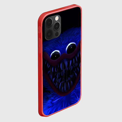 Чехол iPhone 12 Pro Max BLUE MONSTER POPPY / 3D-Красный – фото 2