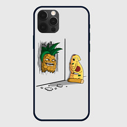 Чехол для iPhone 12 Pro Max HERES PINEAPPLE!, цвет: 3D-черный