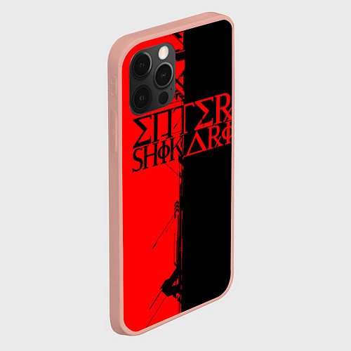 Чехол iPhone 12 Pro Max Enter shikari Cyber / 3D-Светло-розовый – фото 2