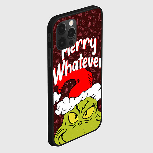 Чехол iPhone 12 Pro Max ГРИНЧ GRINCH WHATEVER / 3D-Черный – фото 2