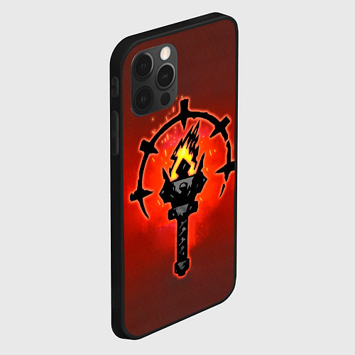 Чехол iPhone 12 Pro Max Darkest Dungeon Факел / 3D-Черный – фото 2