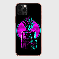 Чехол для iPhone 12 Pro Max Драконий Жемчуг Зет, ретро, цвет: 3D-светло-розовый