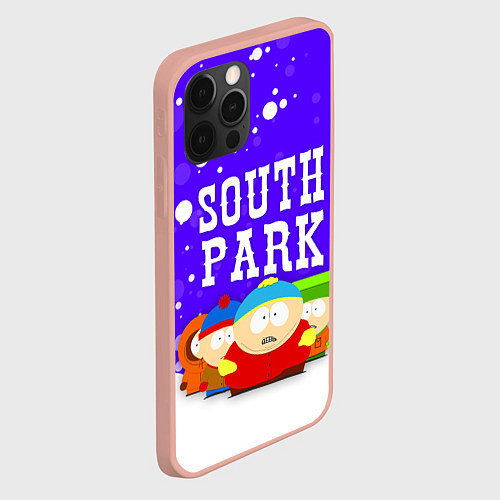 Чехол iPhone 12 Pro Max SOUTH PARK ЮЖНЫЙ ПАРК / 3D-Светло-розовый – фото 2