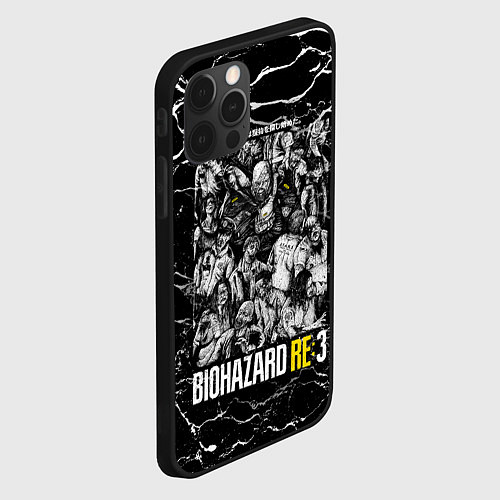 Чехол iPhone 12 Pro Max Biohazard re3 / 3D-Черный – фото 2