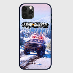 Чехол для iPhone 12 Pro Max SnowRunner Гонки по бездорожью, цвет: 3D-черный