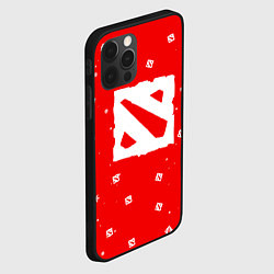 Чехол для iPhone 12 Pro Max НОВОГОДНИЙ ДОТА 2 НОВЫЙ ГОД DOTA 2, цвет: 3D-черный — фото 2