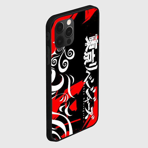 Чехол iPhone 12 Pro Max TOKYO REVENGERS ТОСВА RED VER / 3D-Черный – фото 2