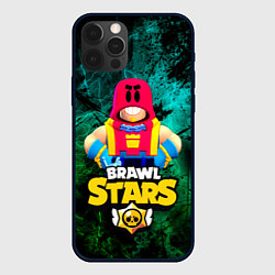 Чехол для iPhone 12 Pro Max ГРОМ БРАВЛ СТАРС, GROM BRAWL STARS, цвет: 3D-черный