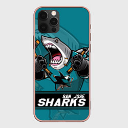 Чехол iPhone 12 Pro Max San Jose Sharks, Сан Хосе Шаркс