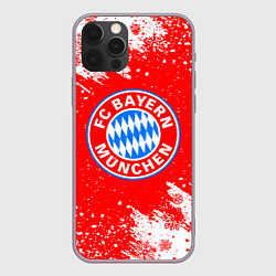 Чехол для iPhone 12 Pro Max НОВОГОДНИЙ BAYERN MUNCHEN СВИТЕР НОВОГОДНИЙ, цвет: 3D-серый