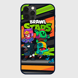 Чехол для iPhone 12 Pro Max Компания Brawl Stars, цвет: 3D-черный