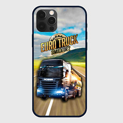 Чехол для iPhone 12 Pro Max Euro Truck Simulator, цвет: 3D-черный