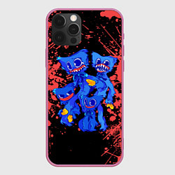 Чехол для iPhone 12 Pro Max HUGGY WUGGY - ХАГГИ ВАГГИ - POPPY PLAYTIME, цвет: 3D-малиновый