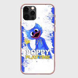 Чехол для iPhone 12 Pro Max POPPY PLAYTIME - ХАГГИ ВАГГИ ПРИВЕТ, цвет: 3D-светло-розовый