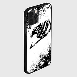 Чехол для iPhone 12 Pro Max ХВОСТ ФЕИ ЧЁРНЫЙ СИМВОЛ FAIRY TAIL BLACK, цвет: 3D-черный — фото 2