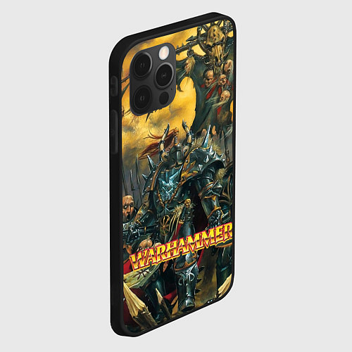 Чехол iPhone 12 Pro Max Warhammer old battle / 3D-Черный – фото 2