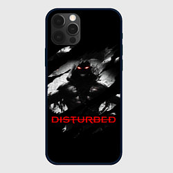 Чехол для iPhone 12 Pro Max DISTURBED THE GUY ЛИЦО ДЕМОНА, цвет: 3D-черный