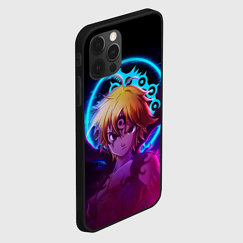 Чехол iPhone 12 Pro Max MELIODAS 7 DAEDLY SINS МЕЛИОДАС / 3D-Черный – фото 2