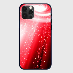 Чехол для iPhone 12 Pro Max Красная космическая спираль, цвет: 3D-черный