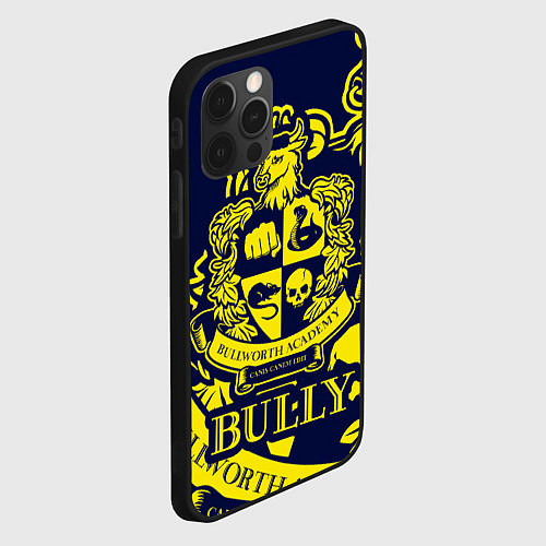 Чехол iPhone 12 Pro Max Bully, Bullworth Academy / 3D-Черный – фото 2