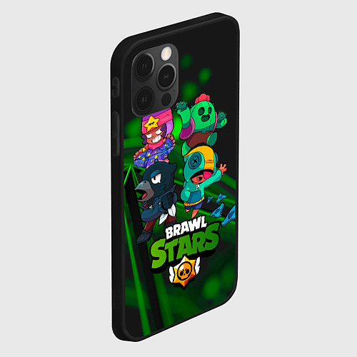 Чехол iPhone 12 Pro Max BRAWL STARS КОМПАНИЯ ИГРА / 3D-Черный – фото 2