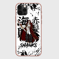 Чехол для iPhone 12 Pro Max SHANKS ONE PIECE, цвет: 3D-светло-розовый