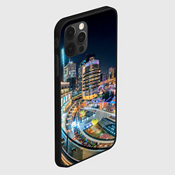 Чехол для iPhone 12 Pro Max Дубай Марина, цвет: 3D-черный — фото 2