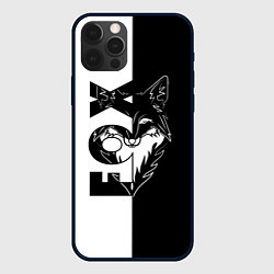 Чехол для iPhone 12 Pro Max FOX Лис, цвет: 3D-черный